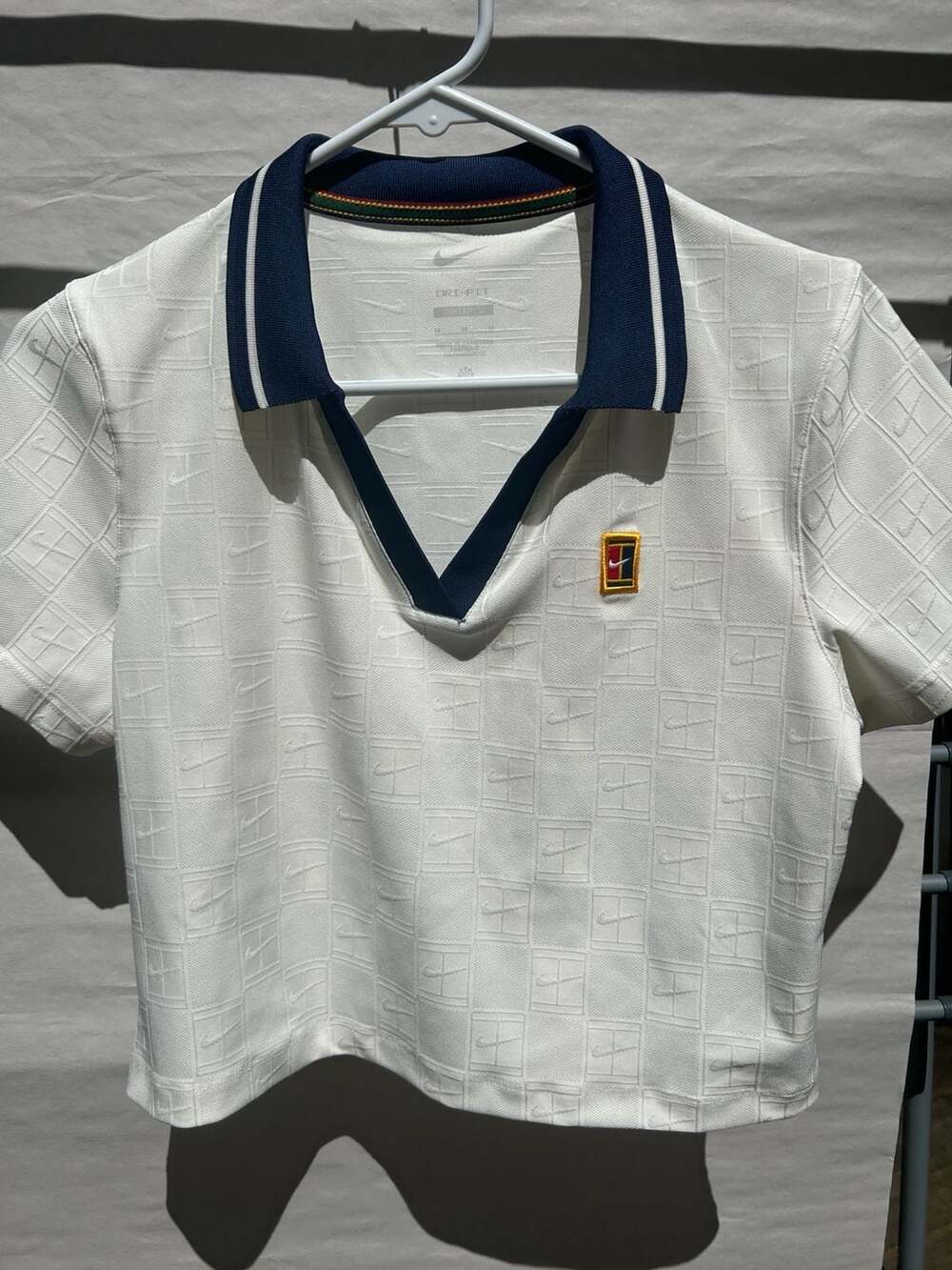 Nike Court Dri-FIT Slam Women's Cropped Tennis Polo, Size M